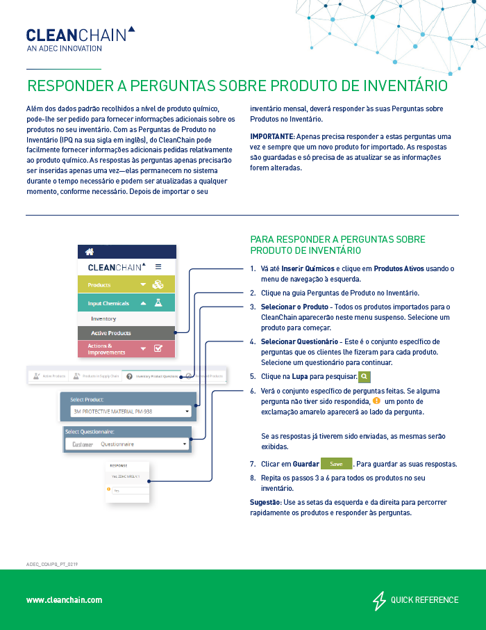 Answering Inventory Product Questions (Português)